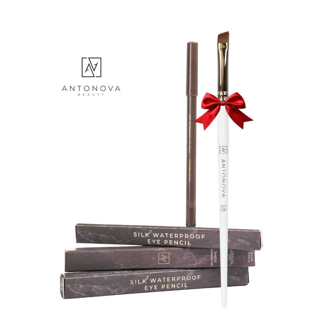 Hypnotic Graphic Look - Mykonos Stone олівець для очей + пензлик Eyebrow Thin Brush 09