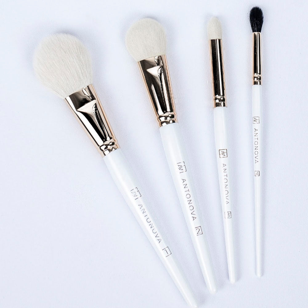 Face Kit - 4-Piece Makeup Brush Set for Flawless Skin